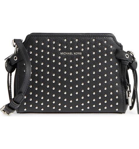 michael kors outlet messenger bag|Michael Kors studded crossbody bag.